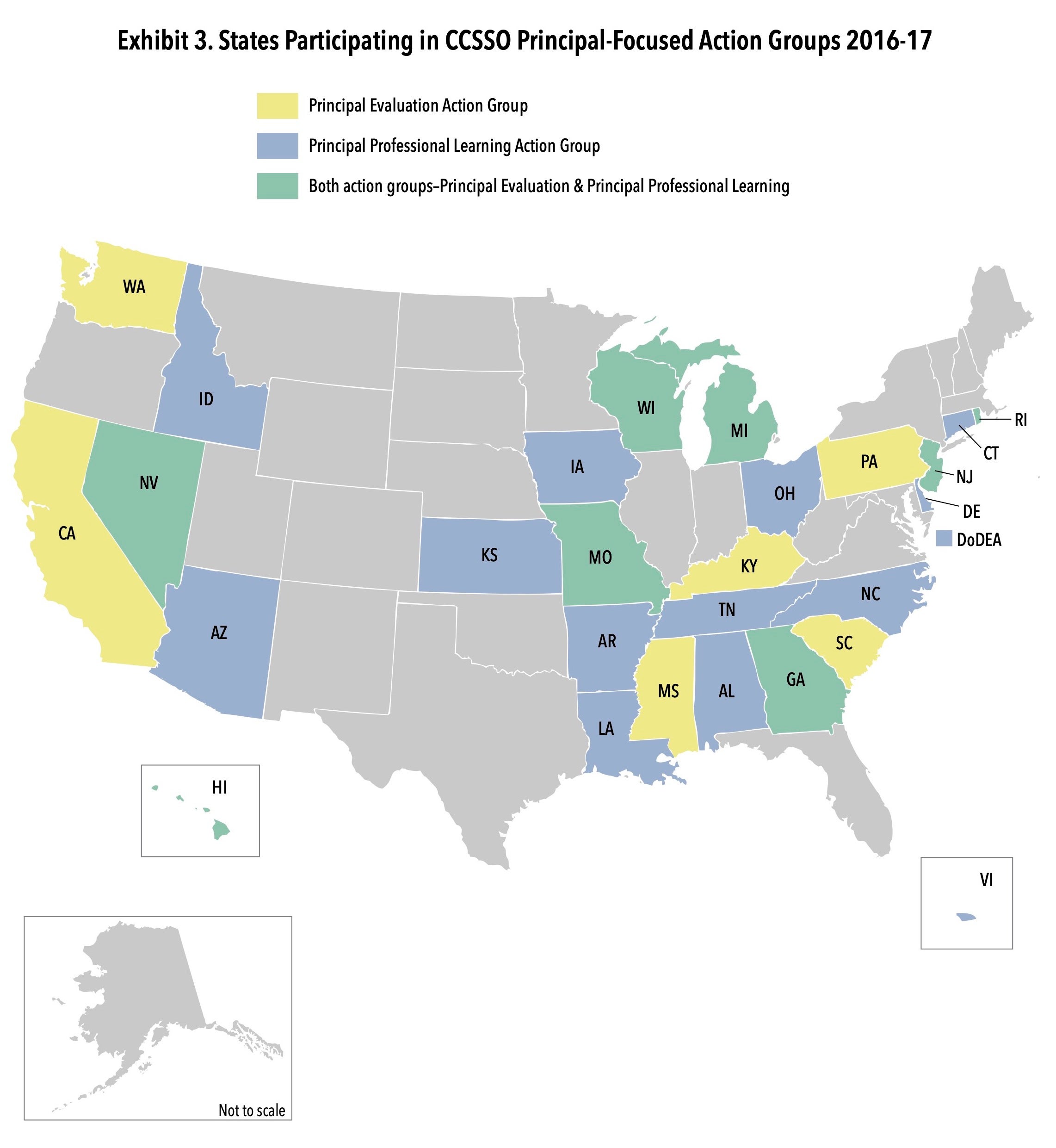 Exhibit 3. States Participating in CCSSO Principal-Focused Action Groups 2016-17